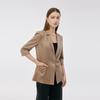 GOELIA Women's Suede Blazer Jacket