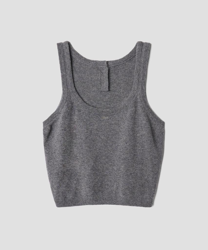 TTUDEMENT Two-Way Knit Bustier Charcoal