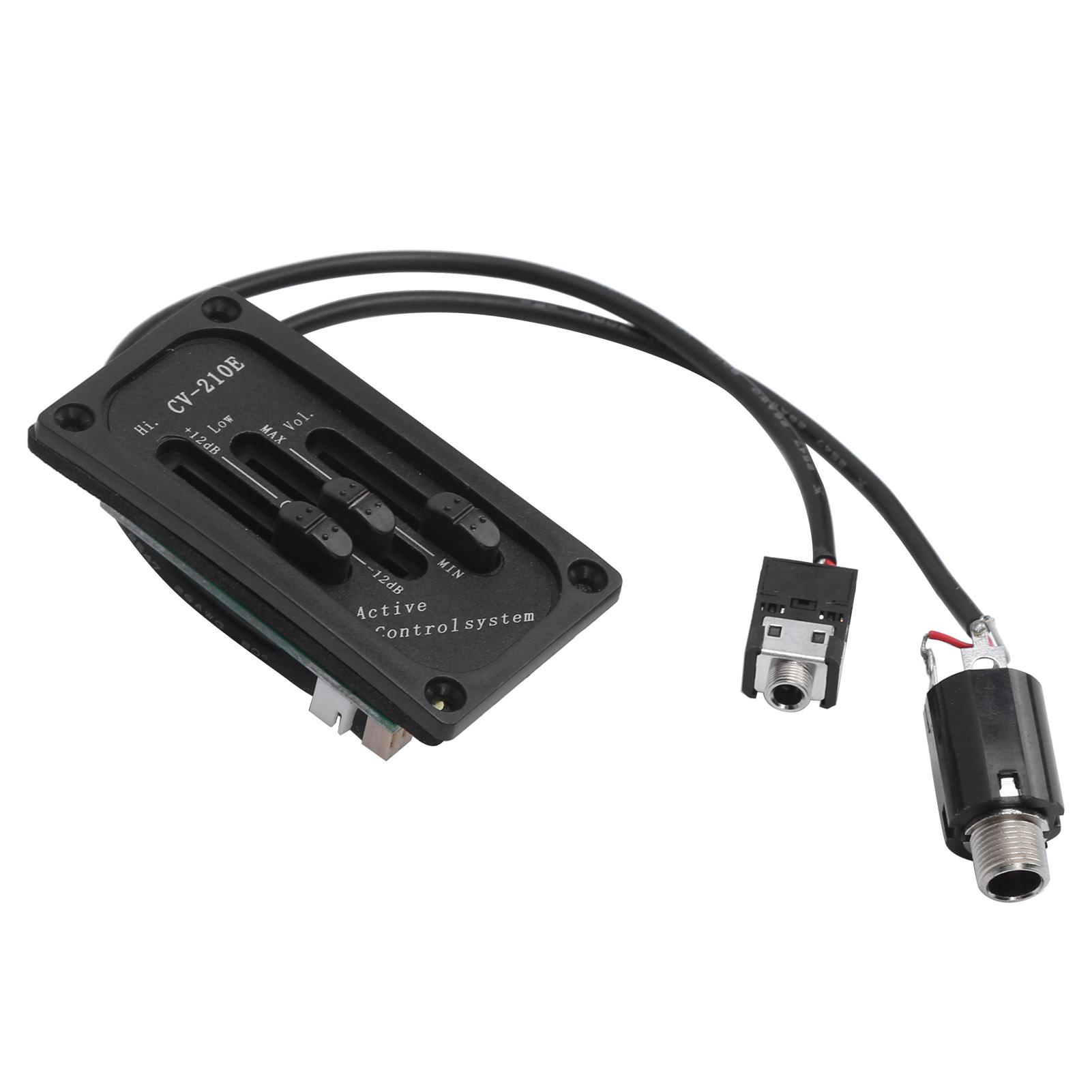 

Звукосниматель для скрипки Регулируемый Бесшумный Эквалайзер Набор Аксессуаров для Электрической CV210E