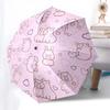 1pc Bear Love Hearts Pattern Umbrella with Plastic Handle,Suitable for All Seasons Home Travel Outdoor UmbrellaPT257
