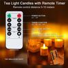 M-Modern-For HOME Party Romantic Rechargeable Tea Light Candles With Remote Timer–Suitable For Restaurants, Weddings, Christmas