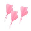 CUESOUL ROSTAK57 T19 Series Mixed Shaft Integrated Kite Shape Set of 3 Two-Tone Dual-Material Flights, Series, (Pink) CS-AK57FZ6M