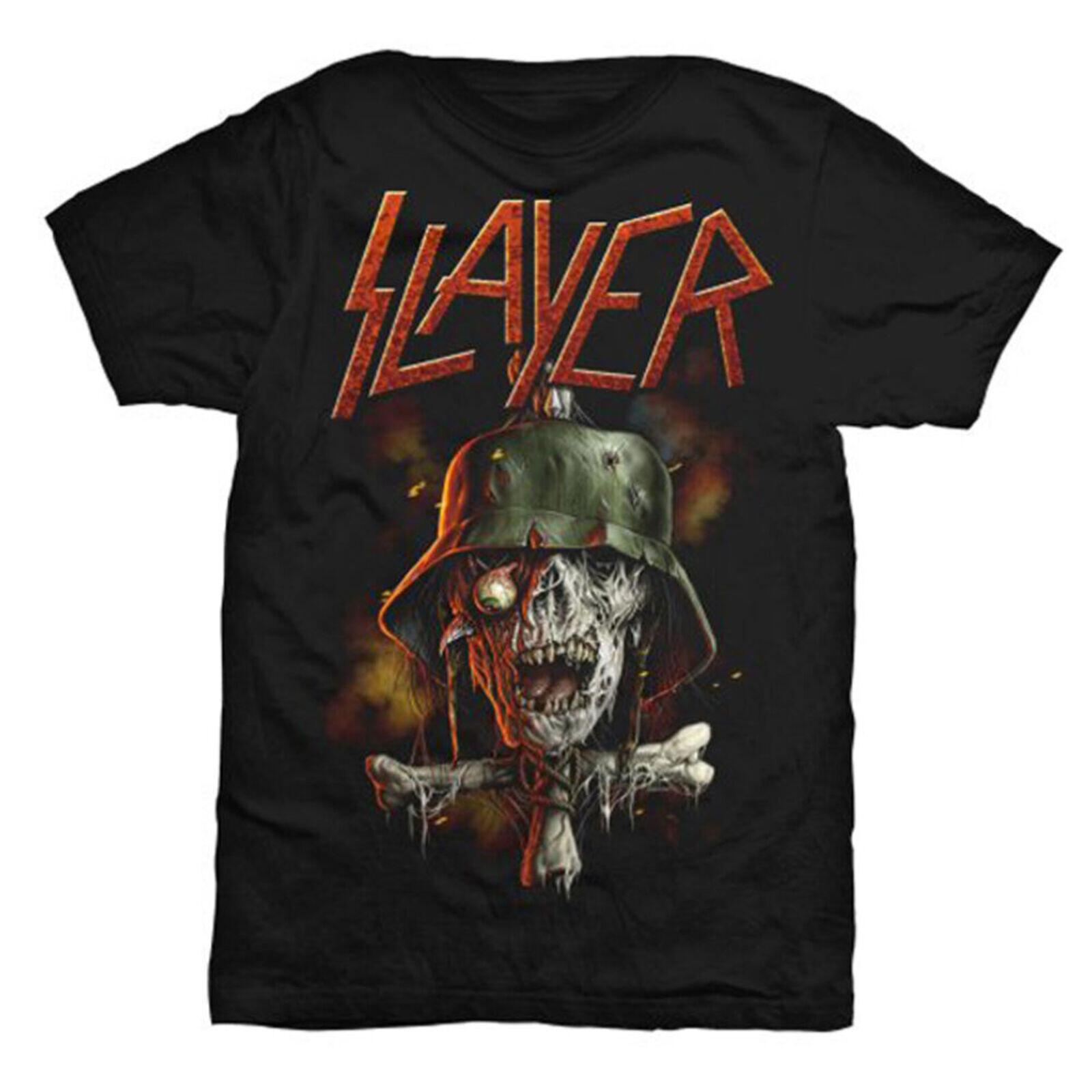 SLAYER cd lgo SOLDIER CROSS Official SHIRT MD New reign awaits abyss heaven show M