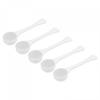 Uxcell Micro Spoons, 3-gram Measuring Scoops, Plastic, Round Bottom, Mini Spoons, Home Kitchen Powder Measuring, Baking, 50pcs