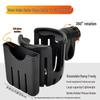 2-in-1 Portable Bike Cup & Storage Rack: Adjustable, Hole-Free Holder for Water Bottles, Coffee, or Tea Cups
