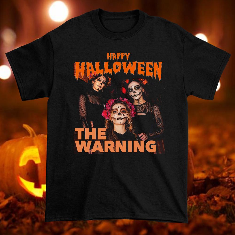 Rare Happy Halloween The Warning Band T Shirt All Size AL1072 Unisex T-Shirt S