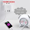 M-Modern-Digital Alarm Clock With Sunrise Sunset Light Rechargeable Simulation Colorful Atmosphere Light For Bedroom Awakening