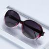 Women Oval UV400 Sunglasses Fashionable UV Resistant Shades for Travel Beach Stage Performances