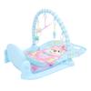 Baby Gym Play Mat Baby Activity Gym Mat with Music Tummy Time Padded Toy Baby Play Mat Gift