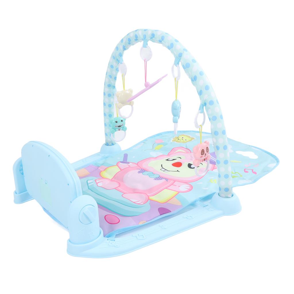 Baby Gym Play Mat Baby Activity Gym Mat with Music Tummy Time Padded Toy Baby Play Mat Gift