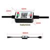 5V 3-Pin RGB LED Strip Bluetooth Controller for Case Fan (4-Pin SATA)