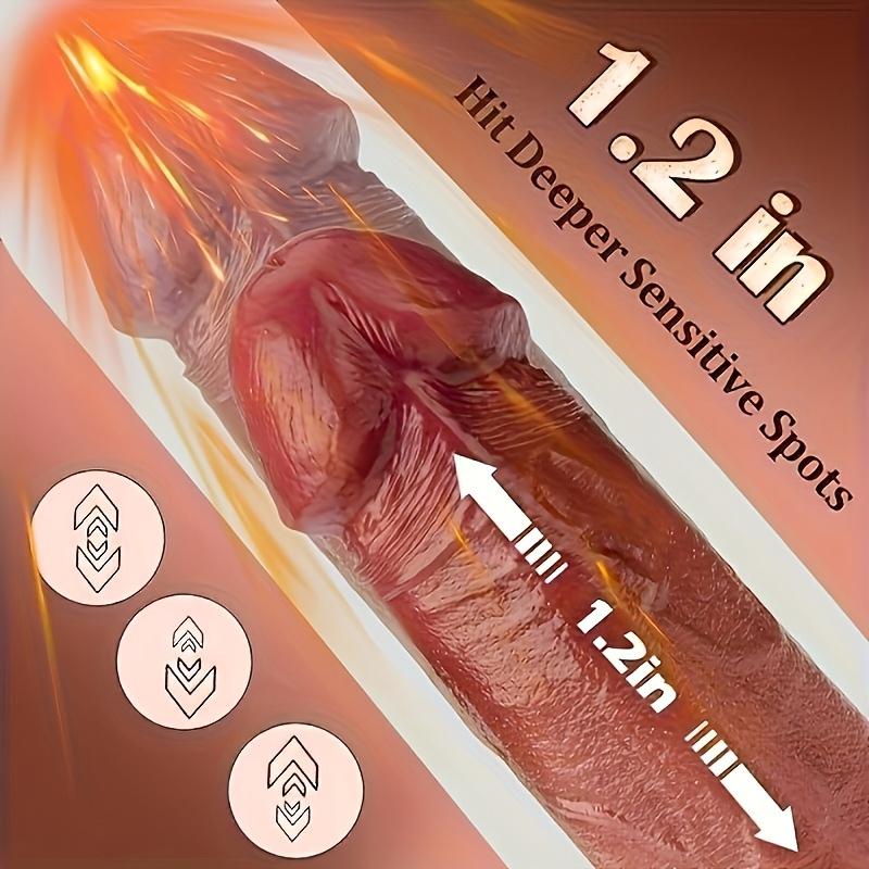 8.6" რეალისტური სილიკონის ვიბრაციული დილდო – დისტანციური მართვა, USB-ით დასატენი, მძლავრი ბიძგისა და ვიბრაციის რეჟიმები, სიცოცხლის მსგავსი ტექსტურა