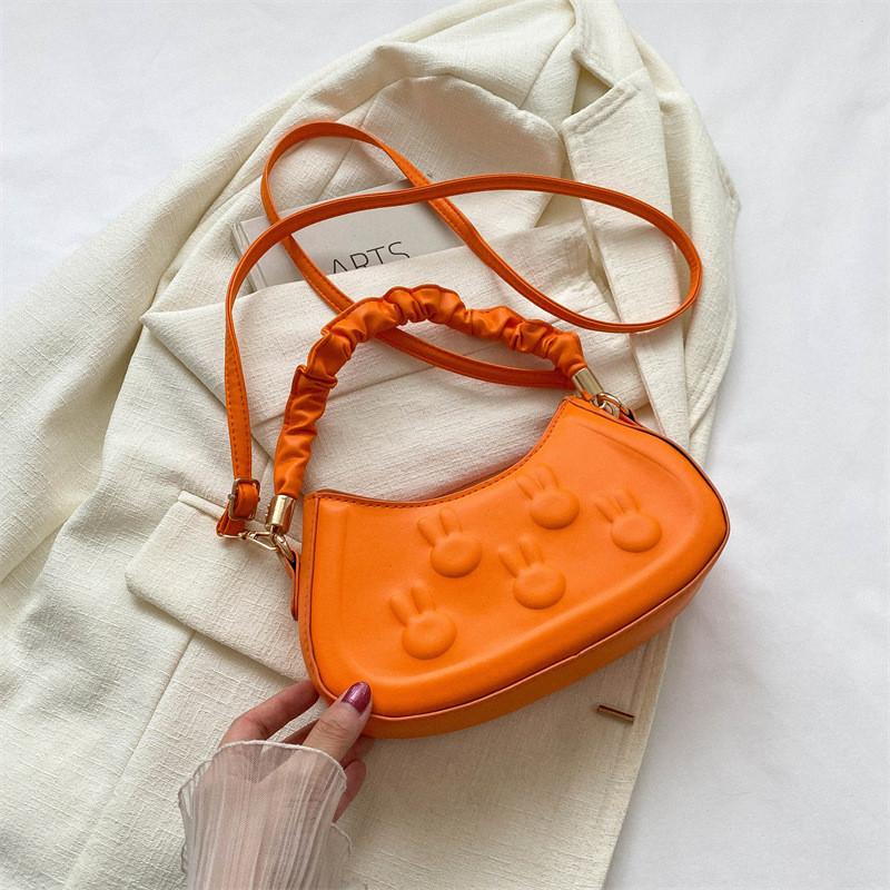 

Fashionable Medium Size Pu Leather Tote Bag With Inner Phone Pocket помаранчевий