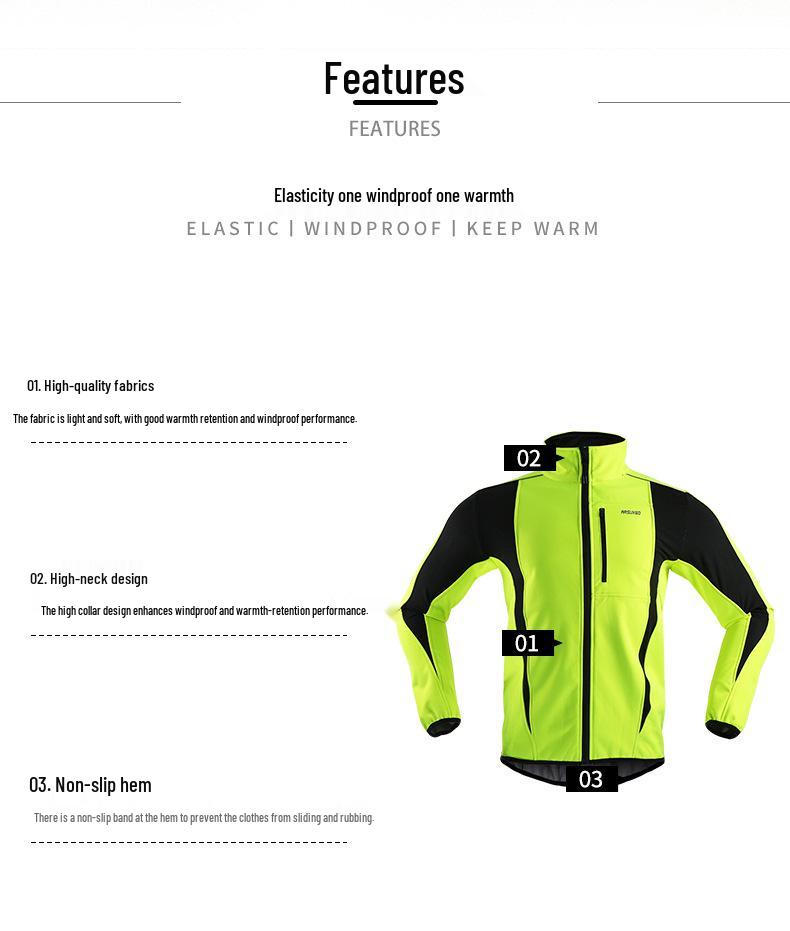 ARSUXEO Pánská 15K Zimní Větruodolná Nepromokavá Cyklistická Bunda z Fleecu