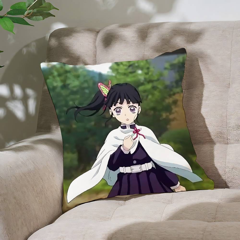 

Аниме Цуюри Канао Наволочка Чехол для подушки Мягкий Милый Наволочка для дивана автомобиля Полиэстер с молнией 16x16Inch