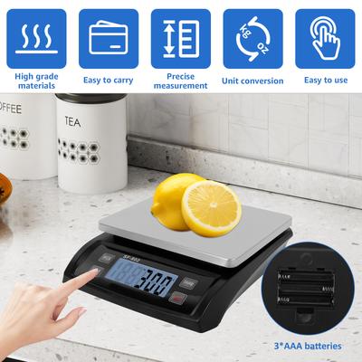 Food Scale Multifunctional Digital Kitchen Scale for Baking Smart Weighing Food Scale 30kg Practical for Cooking And Counting