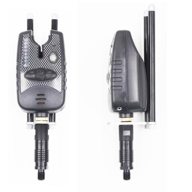 Windproof Stick Snag Stick Ears Fishing Rod Connector for Bites Alarm Fishing Accessories Aluminum Fishing Snag Stick