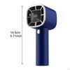 Compact Handheld Fan with Adjustable Speeds and LED Display