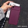 Elegant Faux Leather Cover for iPhone XR Shiny Plated Edge & Large Lens Design Case