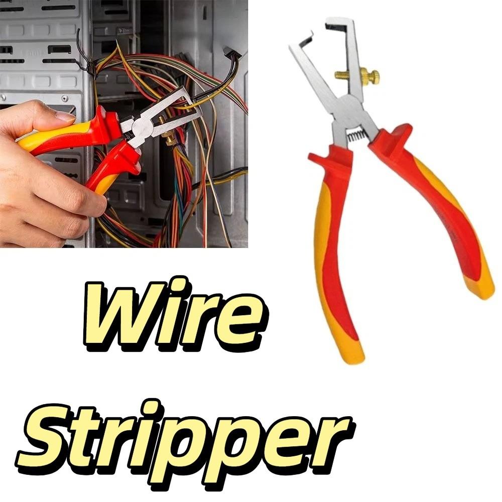 6-Inch Size Wiring Tool Heavy Duty Wire Cutter Dividing Function Wire Stripper Repair Work