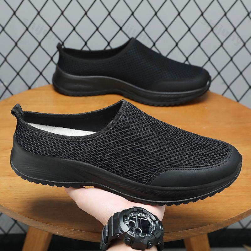 Men's Slippers Sneakers 2025 New Summer Casual Sports Shoes Lightweight Soft Comfortable Non-slip Outdoor Man Shoes Size 39-48