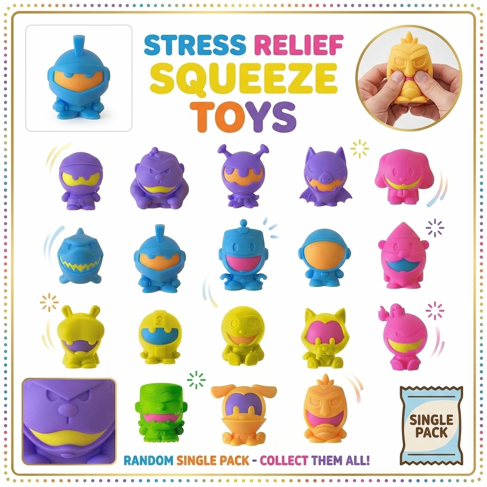 

Набор из 20 игрушек для снятия стресса One Size