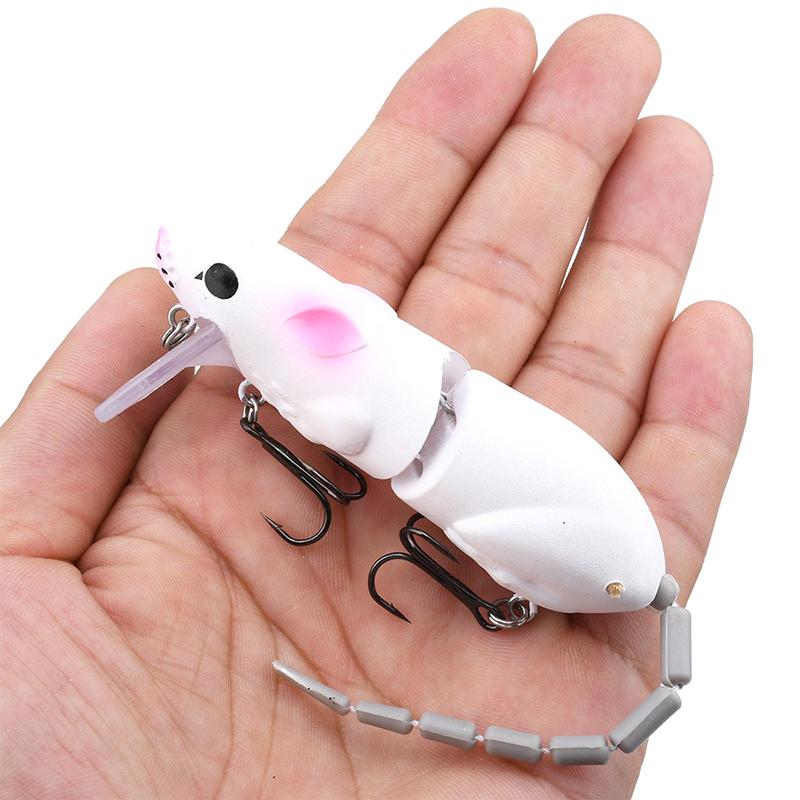 Mouse Lure Artificial Plastic Mouse Fishing Lure Swimbait Rat Pike Bass Minnow Floatingbaits Fishing Tackle Accessories