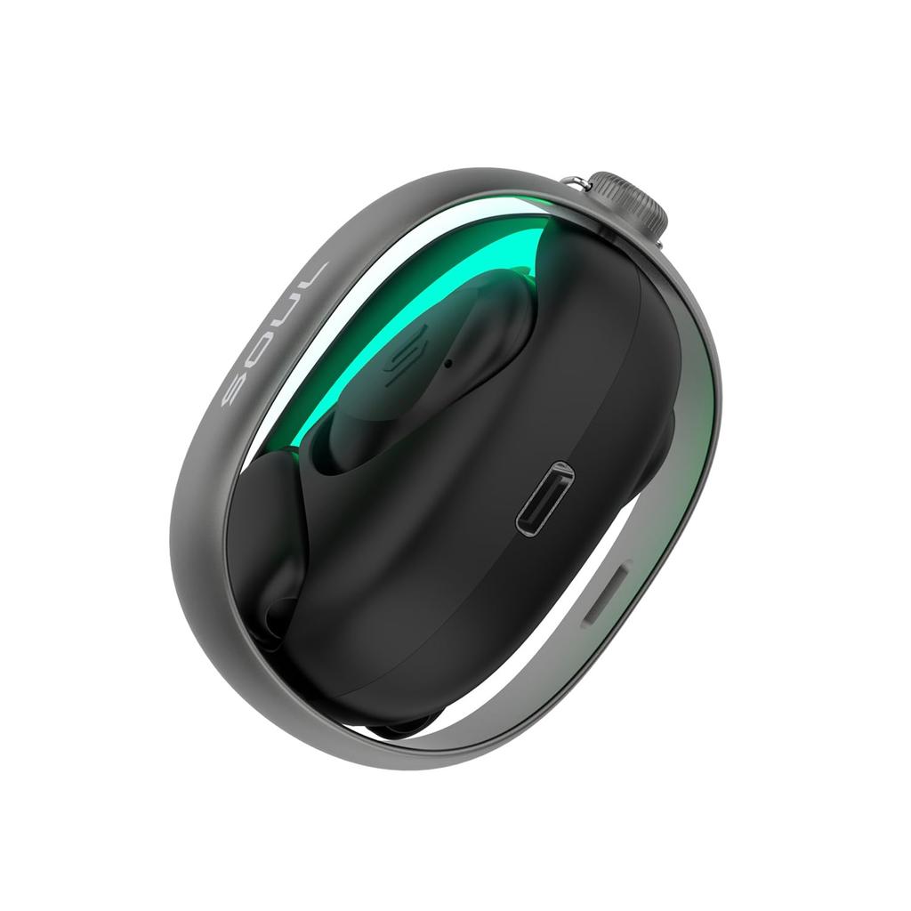 Open-ear ANC earphones OPENEAR GLOW Black