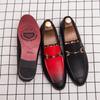 Dress pointed lazy shoes British young hairstylist small leather shoes
