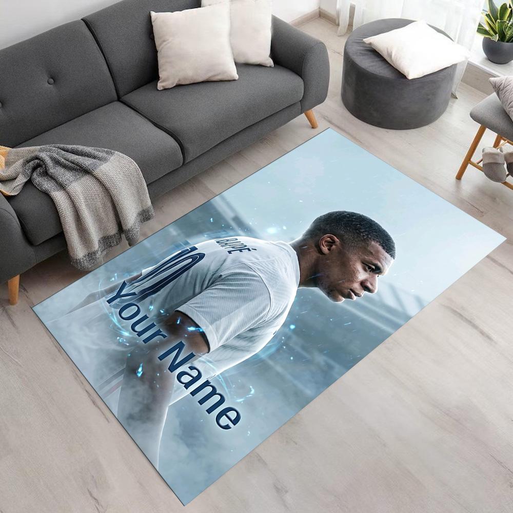 Mbappé Personalized Text Carpet Suitable for Entryway Balcony Bedrooms Hallway Antislip Carpet Decorate Offices Perfect Birthday/Christmas Gift Idea