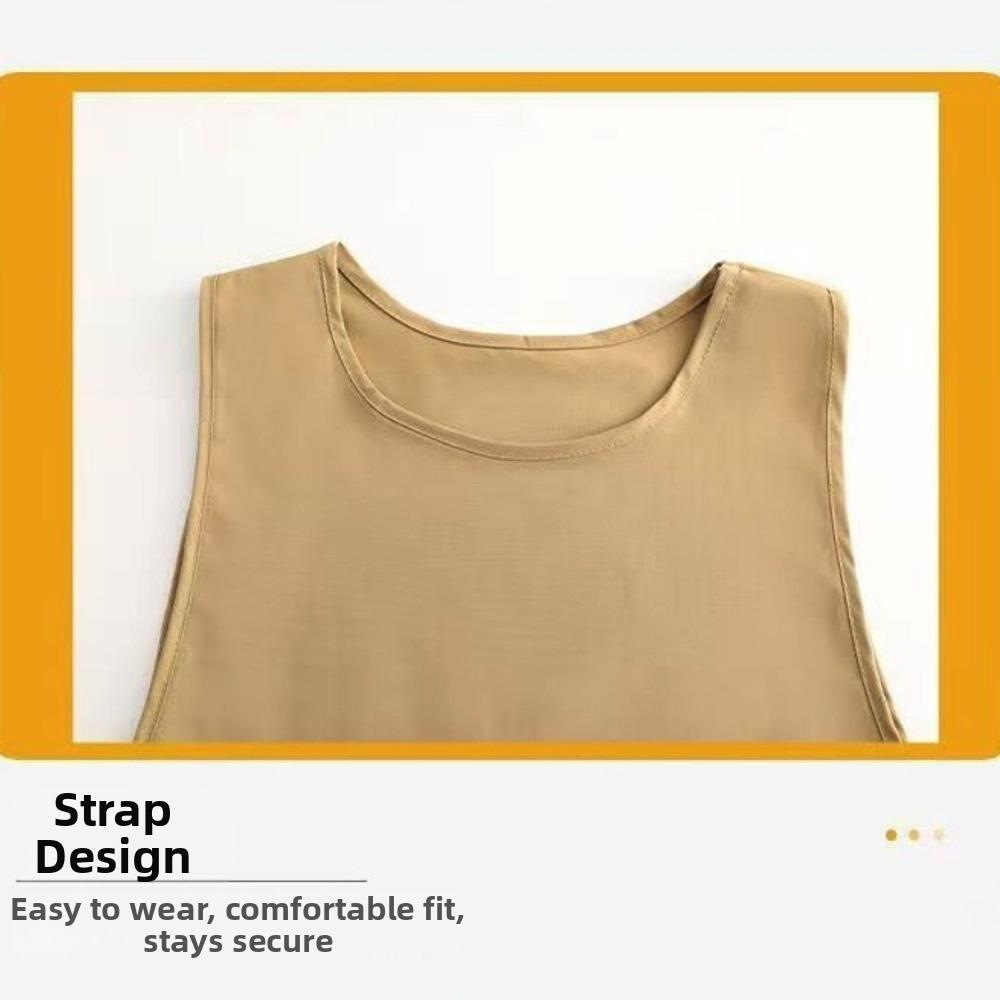 Polyester Long Vest Apron with Pockets Painting Apron New Pinafore Aprons  Kitchen Use