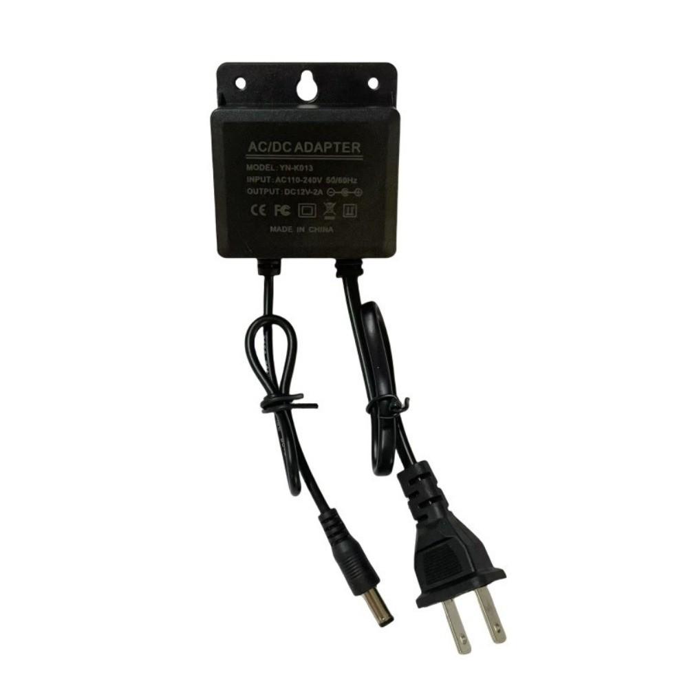 

DC12V 2A Adapter Camera Power Supply Black Waterproof Camera Charger AC100V-240V Input EU Plug CCTV Power Supply EU Plug