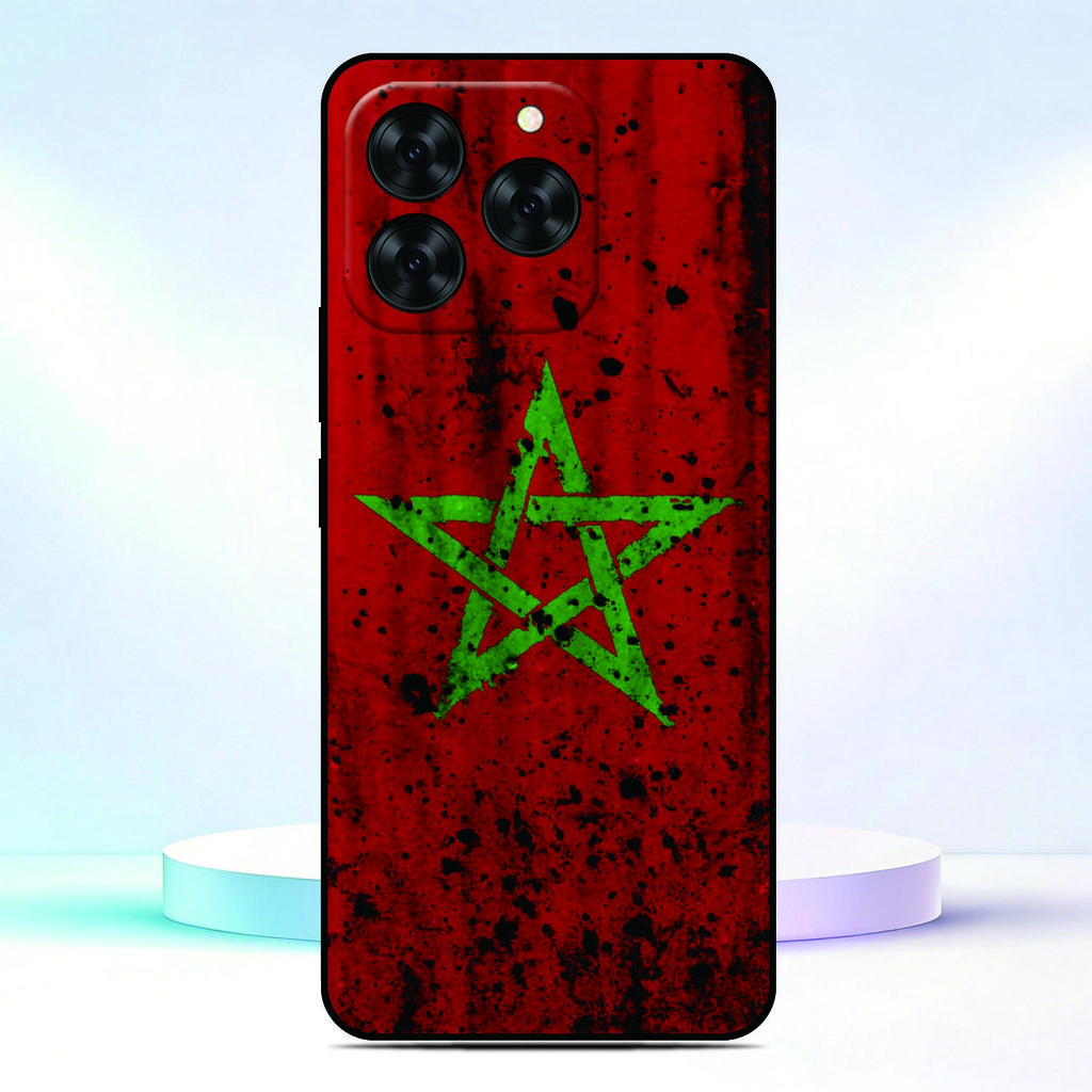 National Flag Phone Case For Cubot Note 60 Printing Pattern Coque TPU Black Back Cover Soft Silicone Protective Fundas