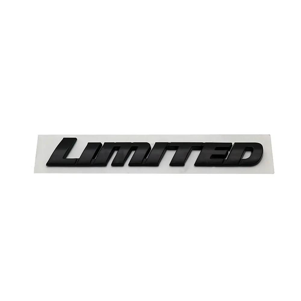 

LIMITED Styling 3D Car Sticker Badge Luxury LIMITED Letter Emblem Logo Decal ABS Waterproof Exterior Parts for Toyota Highlander чёрный