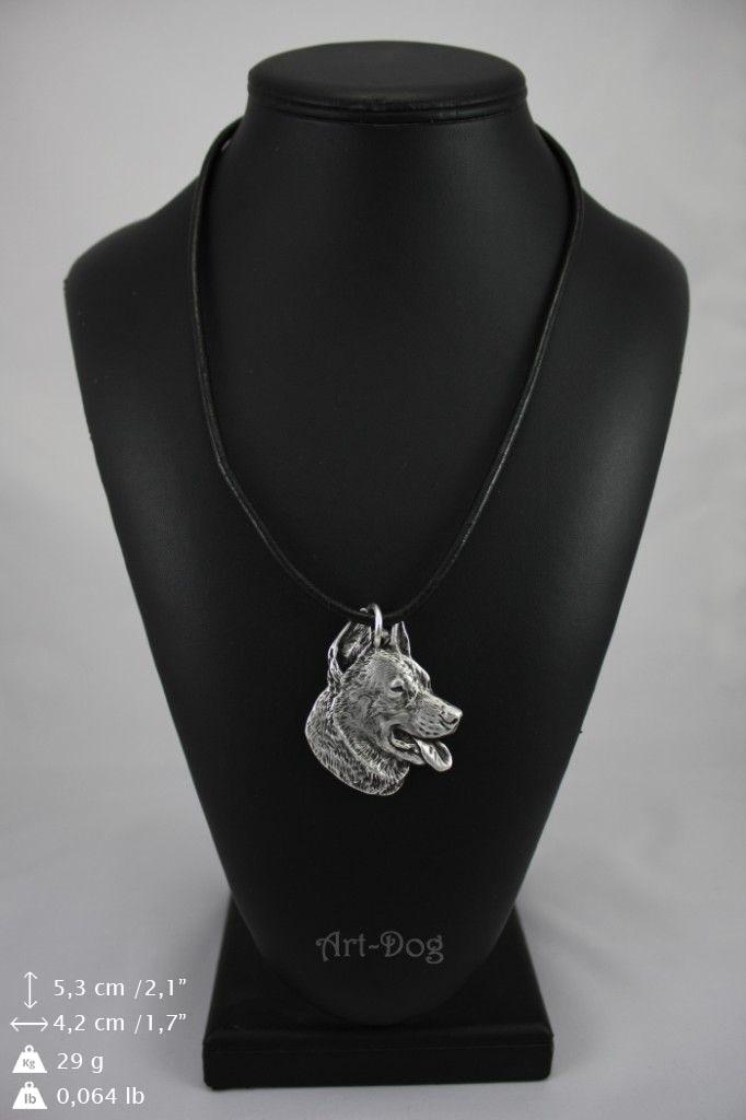 Berger De Beauce, Beauceron, Beauce Sheep Dog - Dog Necklace In Gift Box, Silver-plated Locket for Dog Fan, Striking Pendant by Art-Dog Brand