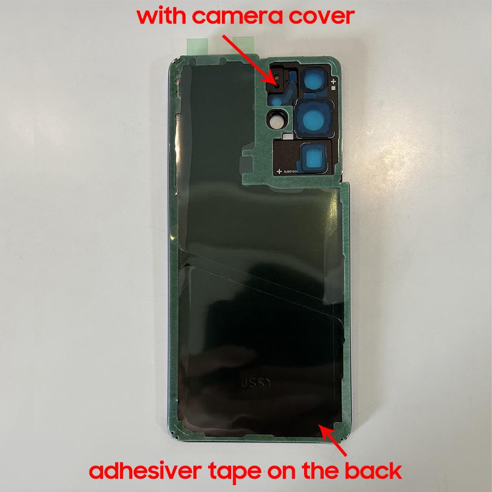Back Glass Replacement Case Cover Housing For Samsung Galaxy S21 Ultra 5G SM-G998B Back Rear Glass Case + Tools