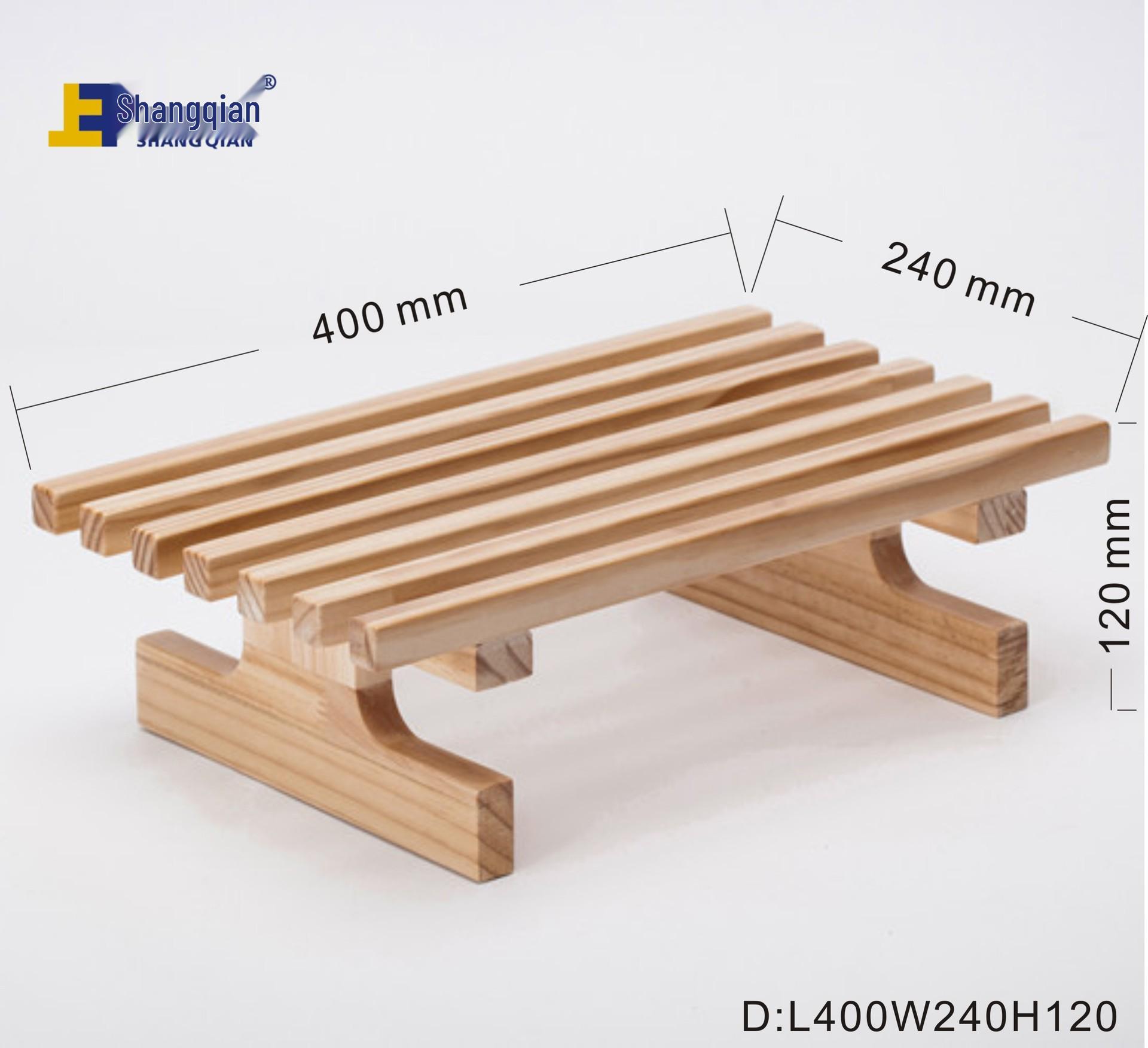 

Shangqian Pine Wood Pastry Display Cabinet – Bakery Bracket for Interior Soft Decoration & Small Commercial Use.