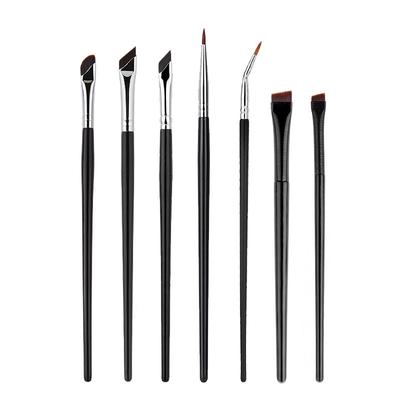 7Pcs Upgrade Blade Eyeliner Brush Ultra Thin Fine Angle Flat Eyebrow Brush Under The Eyes Place Makeup Brush