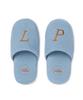 [Box Package] Classic Waffle Washable Home Office Room Shoes, Blue Gray