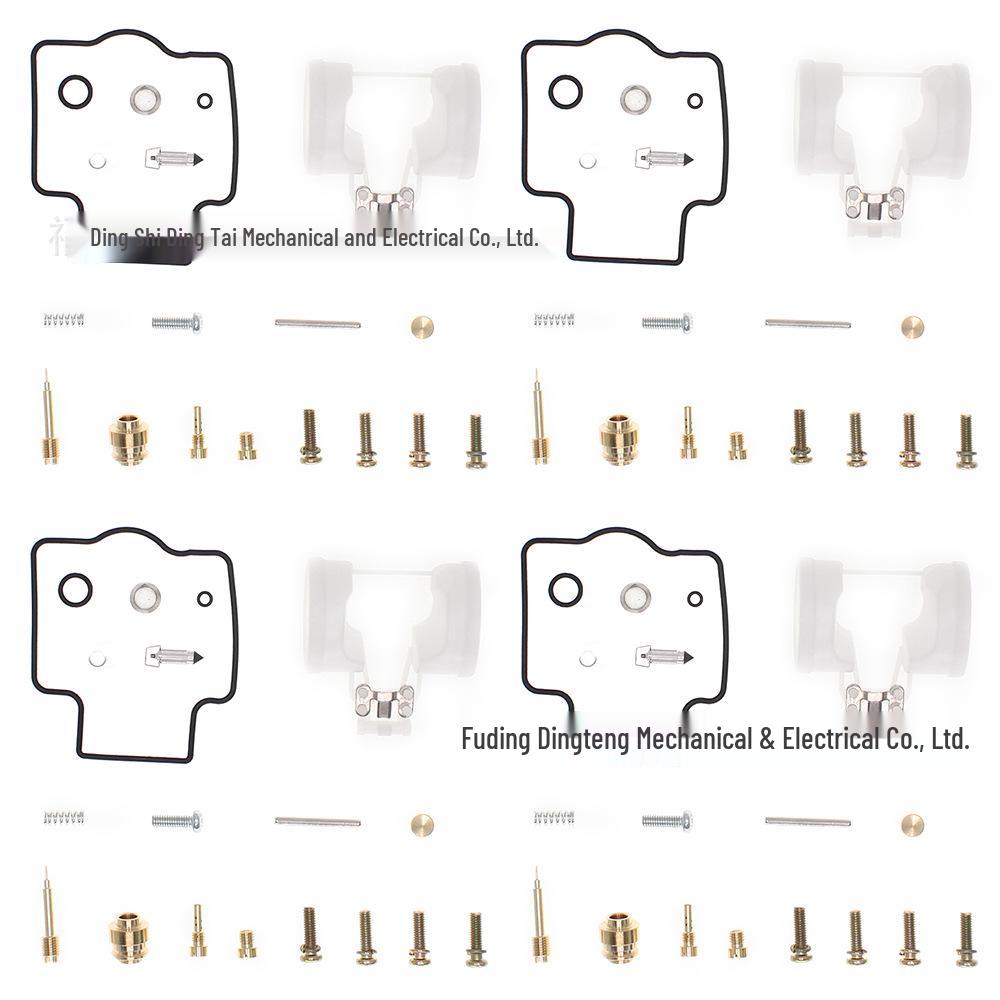 Kawasaki ZX7R/ZX9R/ZX10/ZX 750/900/1000 Carburetor Repair Kit (4-Piece Set)