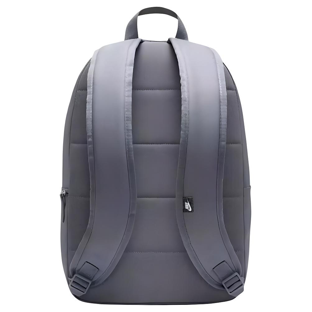 Nike 25L Logo Print Zipper Closure Polyester Backpack Unisex Backpack Smoke-Gray DC4244-063
