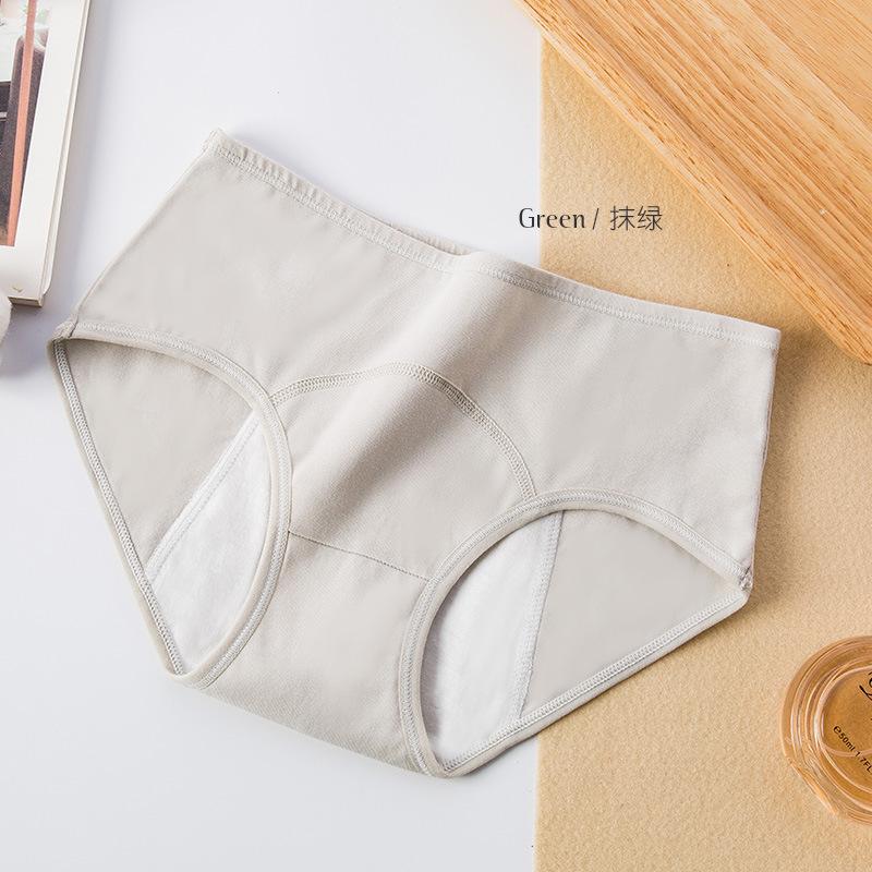 Women'S Physiological Pants Large Size Underwear Girls' Menstrual Sanitary Pants Anti-Side Leakage Physiological Pants Pure Cotton Underwear