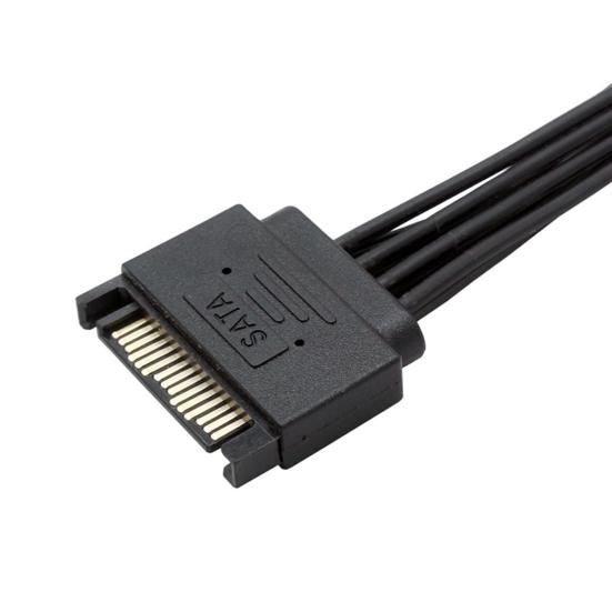 Power 2 15Pin Male Power Cable Professional Stable Supply 1 to to 2 15Pin