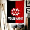Custom Eintracht Frankfurt Wall Hanging Printed Fabric Blanket Decorative Tapestries for Bedroom Living Room Home Decor