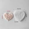 Handmade Candle Making Mold with Love Letter Enbelishment for Home Decorations