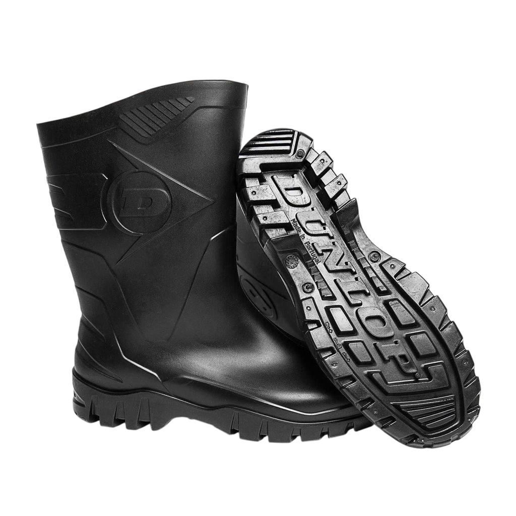 DUNLOP Mens Logo Mid Calf Wellington Boots