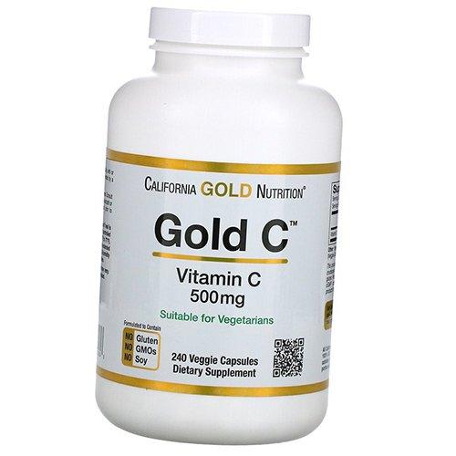 

Vitamin C, Ascorbic Acid, Gold C Vitamin C 500, California Gold Nutrition 240 Vegcaps (36427011) 240vcaps