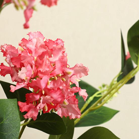 3 Branch Artificial Flower Bouquet with 3-Head Blooms Realistic Faux Silk Flower Bouquet with Stem for Wedding Party Home Office Decor