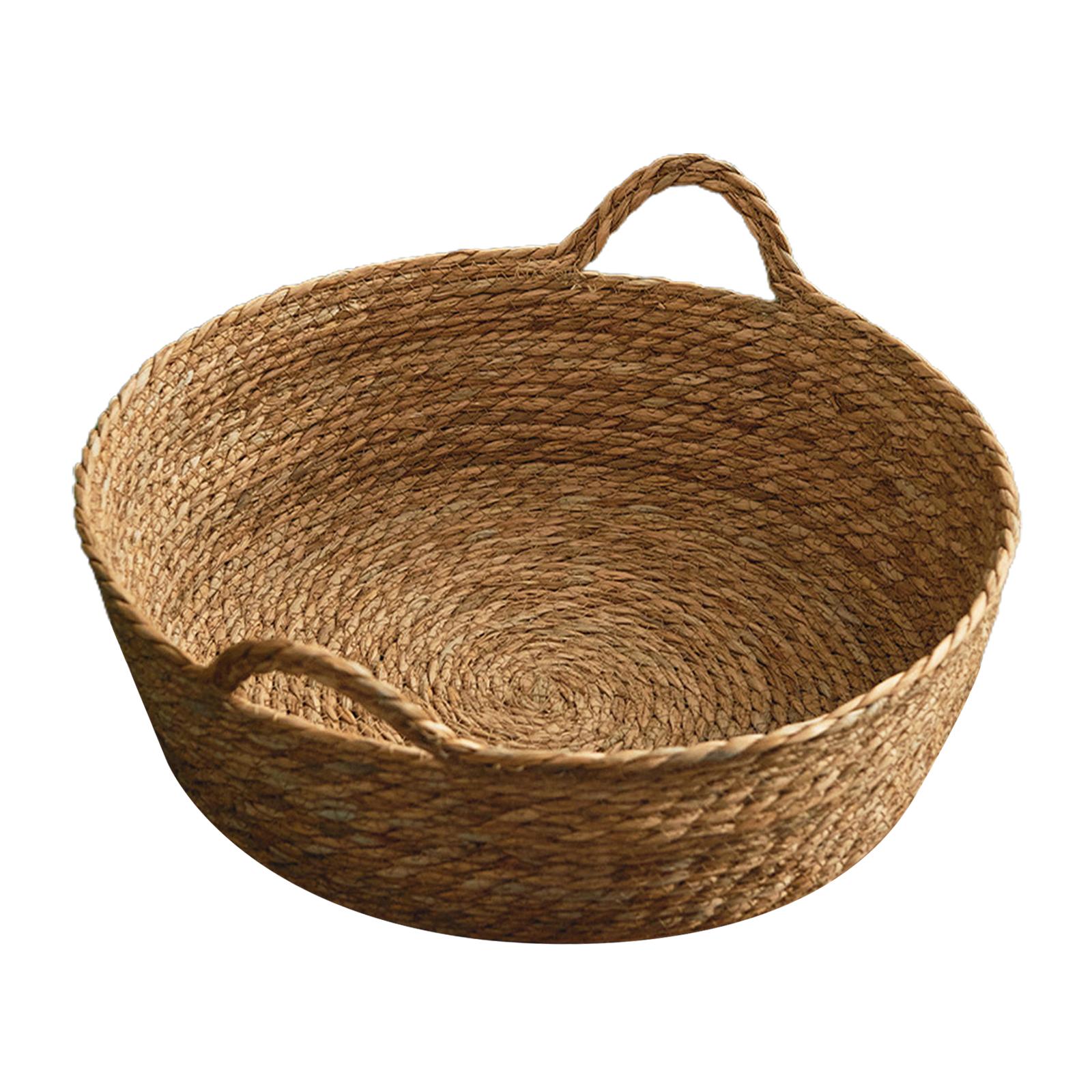 Woven Cat Bed Basket Indoor Play Small Dog Bed Winter Summer Durable Hand Woven