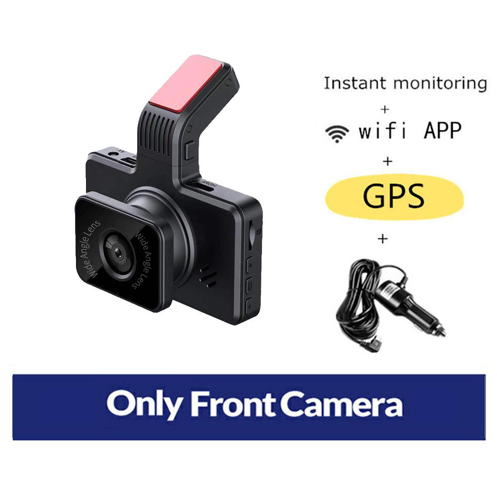 

Автомобильный видеорегистратор WiFi GPS Dash Cam 4K 2160P Автомобильная камера Автомобильный видеорегистратор Ночное видение Автопарковочный монитор Черный ящик Регистратор Without TF Card